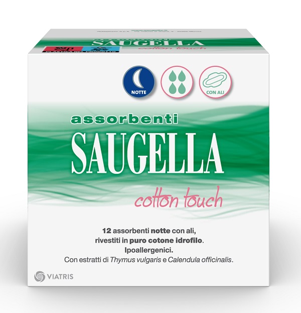 SAUGELLA COTTON TOUCH ASSORBENTI NOTTE 12 PEZZI TAGLIO PREZZO - fitfarma.it