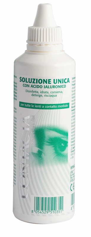 SOLUZIONE OCULARE CON ACIDO IALURONICO CONTACTA 100 ML MARCHIO CE - fitfarma.it