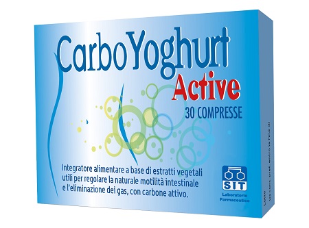 CARBOYOGHURT ACTIVE 30 COMPRESSE - fitfarma.it