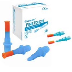 LANCETTE PUNGIDITO FINETOUCH 23 GAUGE 25 PEZZI - fitfarma.it