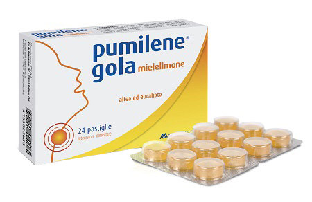 PUMILENE GOLA MIELE LIMONE 24 PASTIGLIE - fitfarma.it