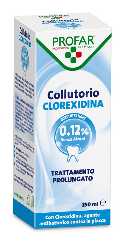 COLLUTORIO CLOREXIDINA 0,12% 250 ML PROFAR - fitfarma.it
