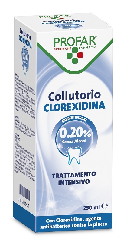 COLLUTORIO CLOREXIDINA 0,20% 250 ML PROFAR - fitfarma.it
