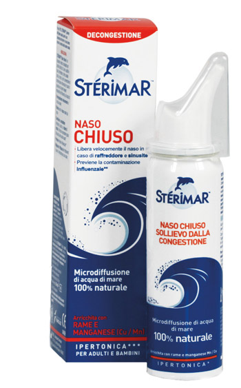 STERIMAR IPERTONICO CU/MC NASO CHIUSO SPRAY 50 ML - fitfarma.it