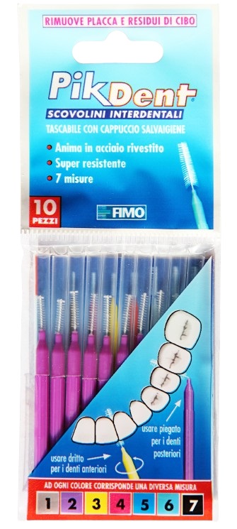 PIKDENT STUZZICOLINO 2 VI 10PZ - fitfarma.it