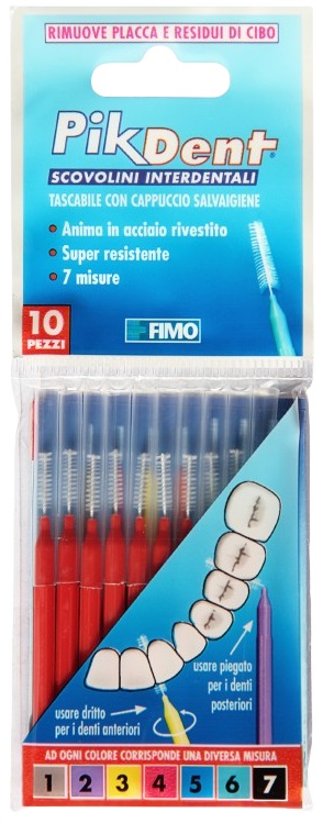 PIKDENT STUZZICOLINO 4 RO 10PZ - fitfarma.it