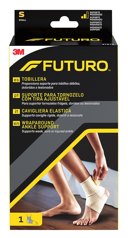 CAVIGLIERA ELASTICA FUTURO MEDIUM DIMENSIONE 20,5/23CM - fitfarma.it