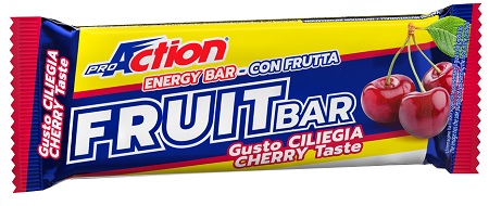PROACTION FRUIT BAR BARRETTA ENERGETICA ALLA CILIEGIA 40 G - fitfarma.it