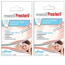 CEROTTO PER SUTURA MEDIPRESTERIL 6,4X108 MM 10 PEZZI - fitfarma.it