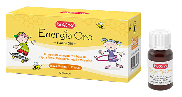 BUONA ENERGIA ORO 10 FLACONCINI DA 10 ML - fitfarma.it