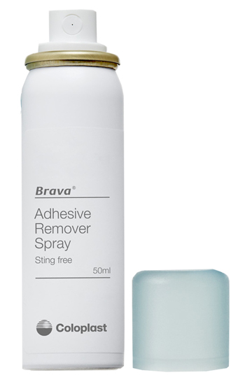 BRAVA SPRAY REMOVER PER DISTACCO DOLCE ADESIVI E DISPOSITIVI PER STOMIA 50 ML - fitfarma.it