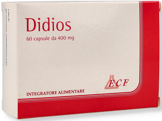 DIDIOS INTEGRATORE ALIMENTARE BLISTER 60 CAPSULE 24 G - fitfarma.it