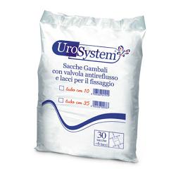 SACCA DI DRENAGGIO DA GAMBA PER INCONTINENZA UROSYSTEM TUBO 35 CM 30 PEZZI - fitfarma.it