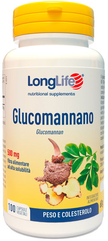 LONGLIFE GLUCOMANNANO 100 CAPSULE VEGETALI - fitfarma.it