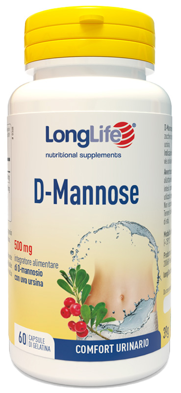 LONGLIFE D-MANNOSE 60 CAPSULE - fitfarma.it