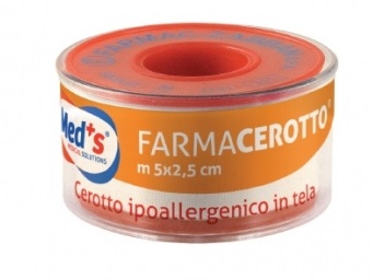 CEROTTO MEDS IPOALLERGENICO TELA 500X2,5CM SSR - fitfarma.it