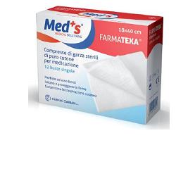 GARZA COMPRESSA MEDS FARMATEXA OCULARE 10 PEZZI - fitfarma.it