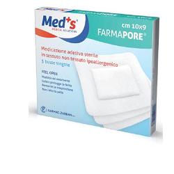MEDS PORE MEDICAZIONE ADESIVA 10X12 CM 5 PEZZI - fitfarma.it
