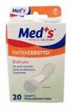 CEROTTO MEDS STRIPS DELICATO TESSUTO NON TESSUTO MEDIO 20 PEZZI - fitfarma.it
