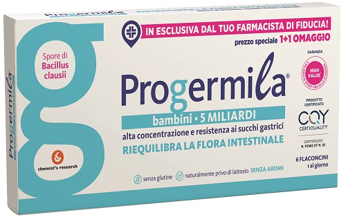 PROGERMILA BAMBINI 5 MILIARDI 6 FLACONCINI 10 ML - fitfarma.it