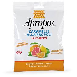 APROPOS CARAMELLE ALLA PROPOLI GUSTO AGRUMI 50 G - fitfarma.it
