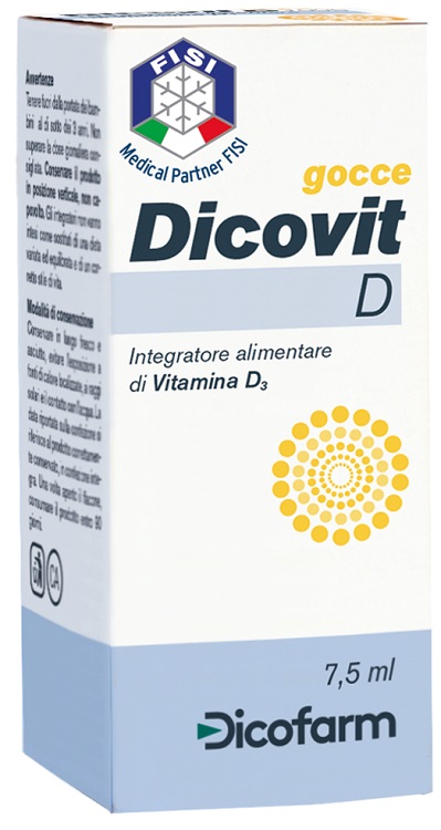 DICOVIT D VITAMINA D3 7,5 ML - fitfarma.it