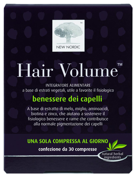 HAIR VOLUME INTEGRATORE ALIMENTARE BLISTER 30 COMPRESSE - fitfarma.it