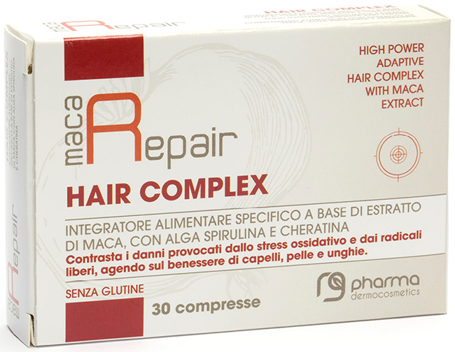 MACA REPAIR HAIR COMPLEX 30 COMPRESSE - fitfarma.it