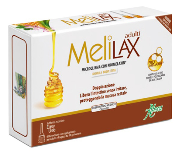 MELILAX ADULTI MICROCLISMI 6 PEZZI 10 G - fitfarma.it