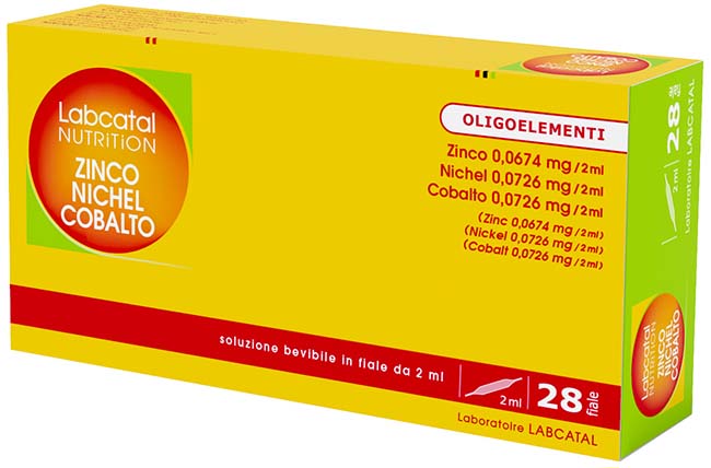 LABCATAL NUTRITION ZINCO/NICHEL/COBALTO 28 FIALE 2 ML - fitfarma.it