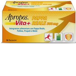 APROPOS VITA+ PAPPA REALE 500 MG 10 FLACONCINI 10 ML - fitfarma.it