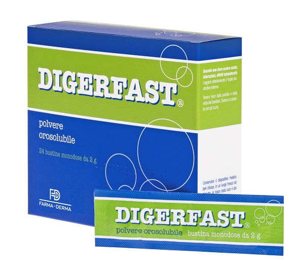 DIGERFAST POLVERE 24 BUSTINE MONODOSE 2 G - fitfarma.it
