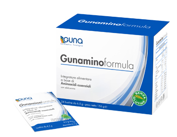 GUNAMINOFORMULA 24 BUSTINE 156 G - fitfarma.it