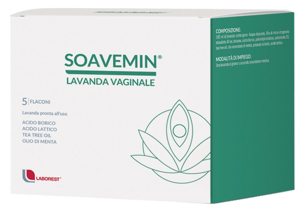 SOAVEMIN LAVANDA VAGINALE 5 FLACONI 100 ML - fitfarma.it