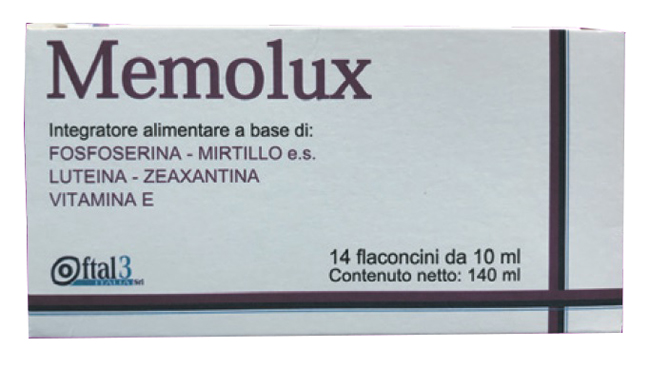 MEMOLUX 14 FLACONCINI 10 ML - fitfarma.it