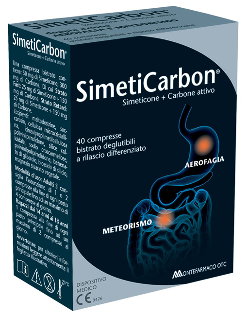 SIMETICARBON 40 COMPRESSE - fitfarma.it
