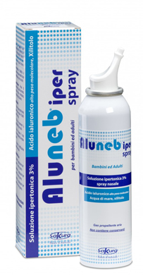 ALUNEB SOLUZIONE IPERTONICA 3% SPRAY NASALE 125 ML - fitfarma.it