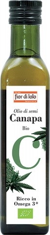 FIOR DI LOTO OLIO DI SEMI DI CANAPA BIO 250 ML - fitfarma.it