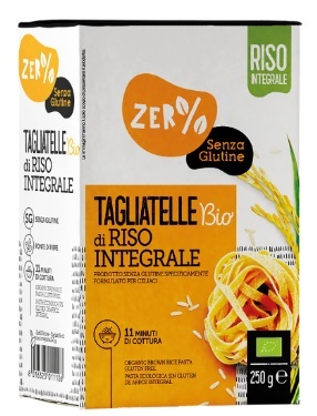 ZERO% GLUTINE TAGLIATELLE A NIDO DI RISO INTEGRALE SENZA GLUTINE BIO 250 G - fitfarma.it