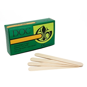 ABBASSALINGUA IN LEGNO DI BETULLA 100 PEZZI - fitfarma.it