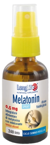 LONGLIFE MELATONIN SPRAY 0,5MG 30 ML - fitfarma.it