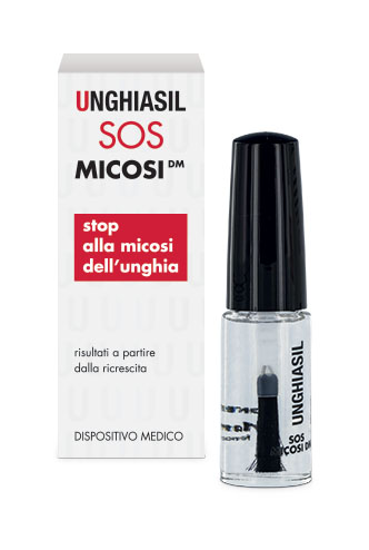 ANTIMICOTICO UNGHIASIL SOS MICOSI IN FLACONE DI VETRO 5 ML CON PENNELLO APPLICATORE + ASTUCCIO - fitfarma.it