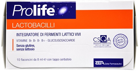 PROLIFE LACTOBACILLI 10 FLACONCINI 8 ML - fitfarma.it