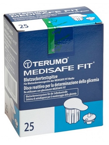 DISCO PER LA DETERMINAZIONE DELLA GLICEMIA MEDISAFE FIT 25 PEZZI - fitfarma.it