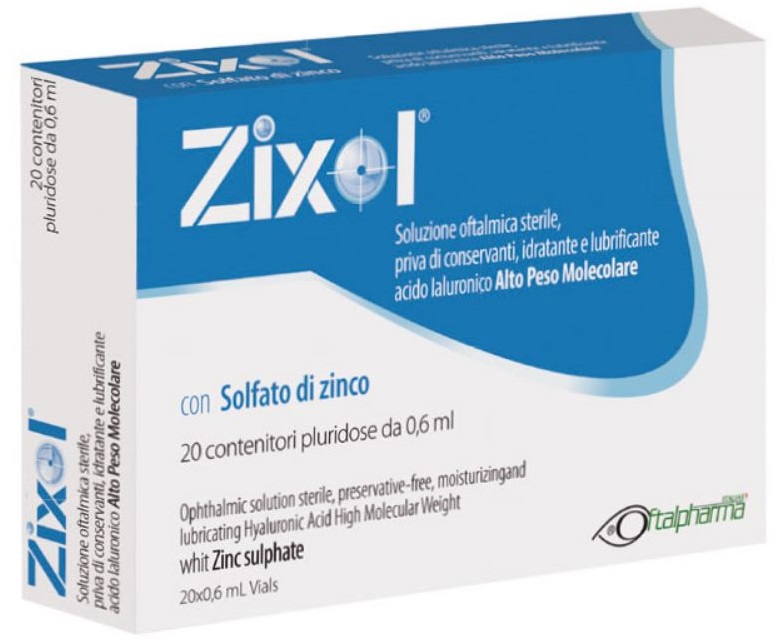GOCCE OCULARI ZIXOL 20 FLACONCINI 0,6 ML - fitfarma.it