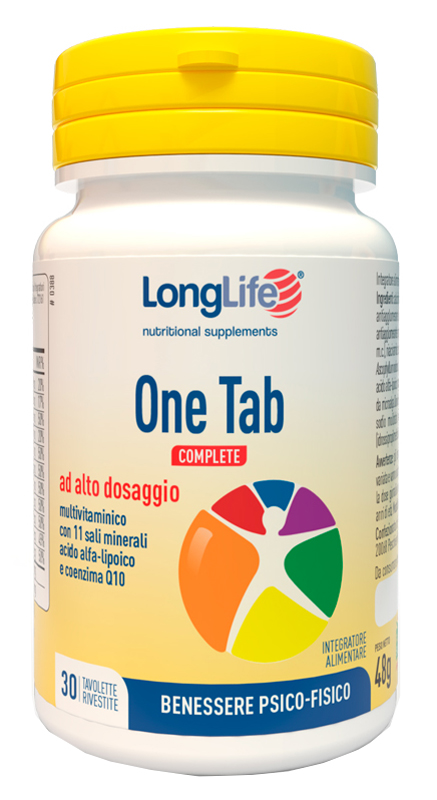 LONGLIFE ONE TAB COMPLETE 30 TAVOLETTE - fitfarma.it