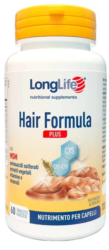 LONGLIFE HAIR FORMULA PLUS 60 TAVOLETTE - fitfarma.it