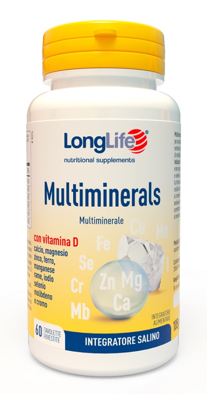 LONGLIFE MULTIMINERALS 60 TAVOLETTE - fitfarma.it