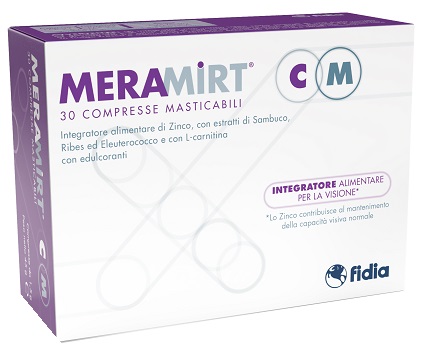MERAMIRT CM 30 COMPRESSE MASTICABILI - fitfarma.it