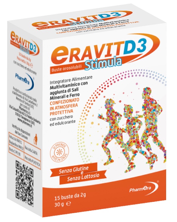 ERAVIT D3 STIMULA 15 BUSTINE STICK PACK 2 G - fitfarma.it